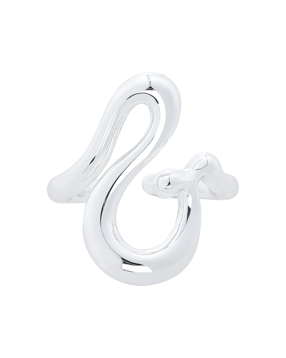 Curle Silver Ring