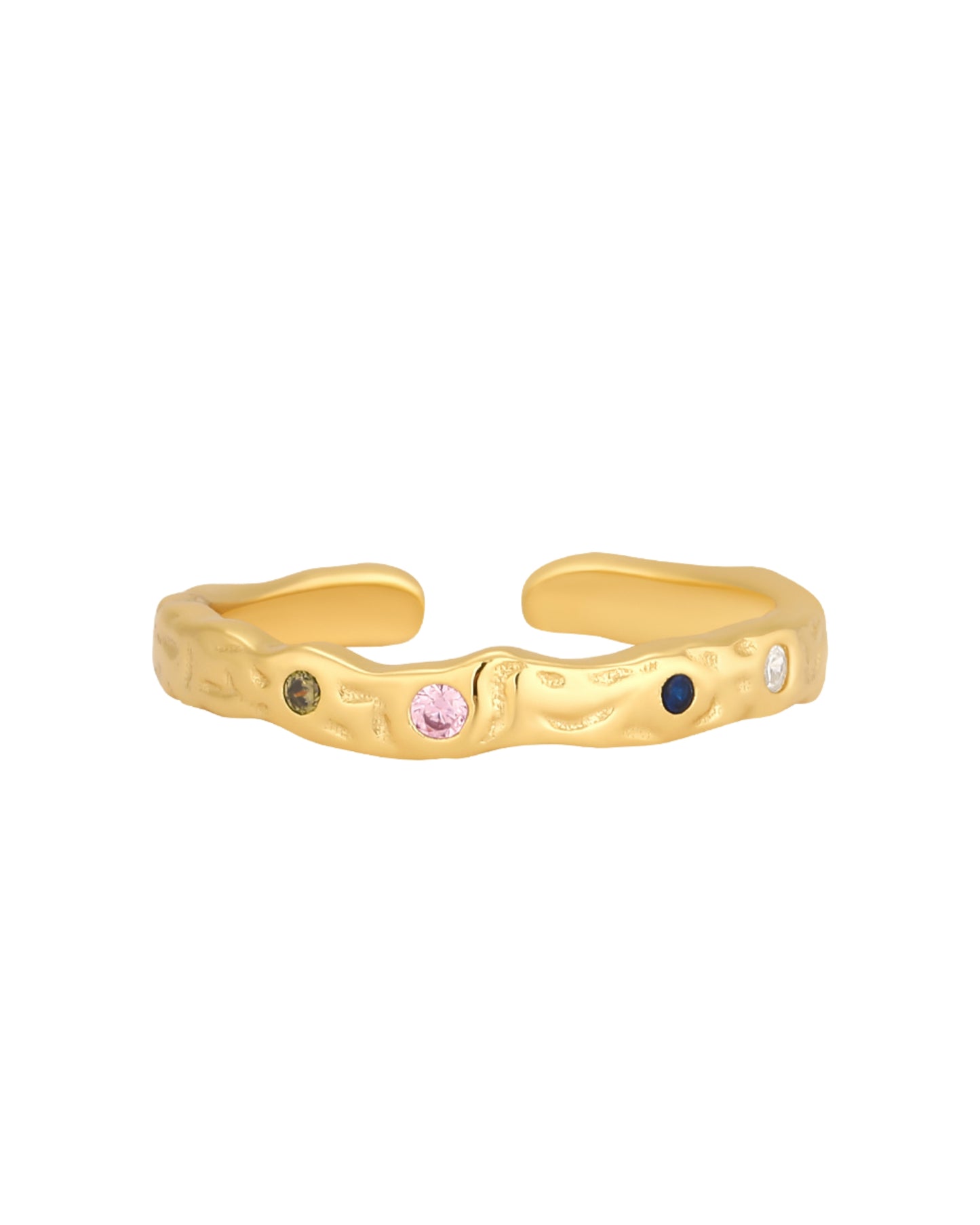 Vermillion Gold Ring