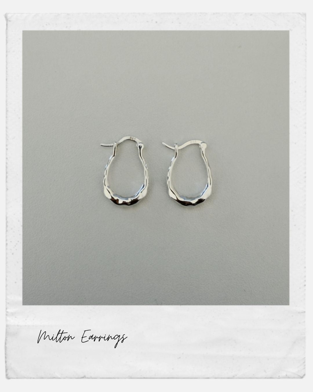 Milton Silver Earrings