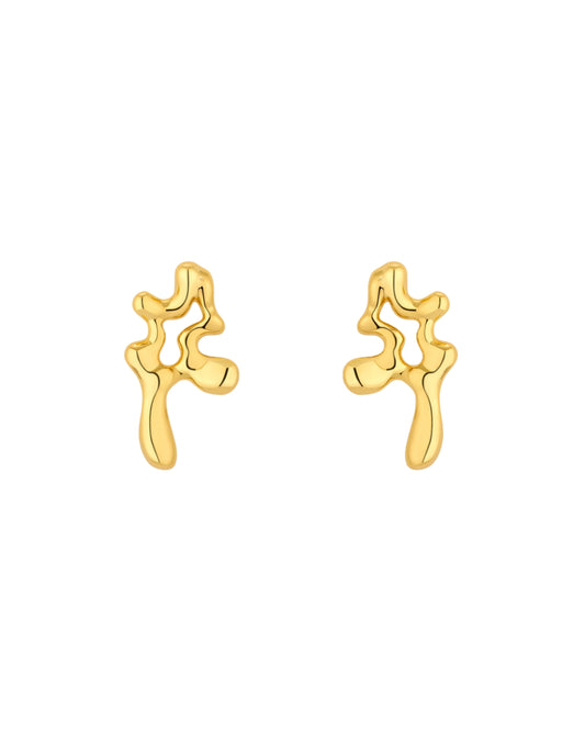 Loxxey Small Gold Earrings
