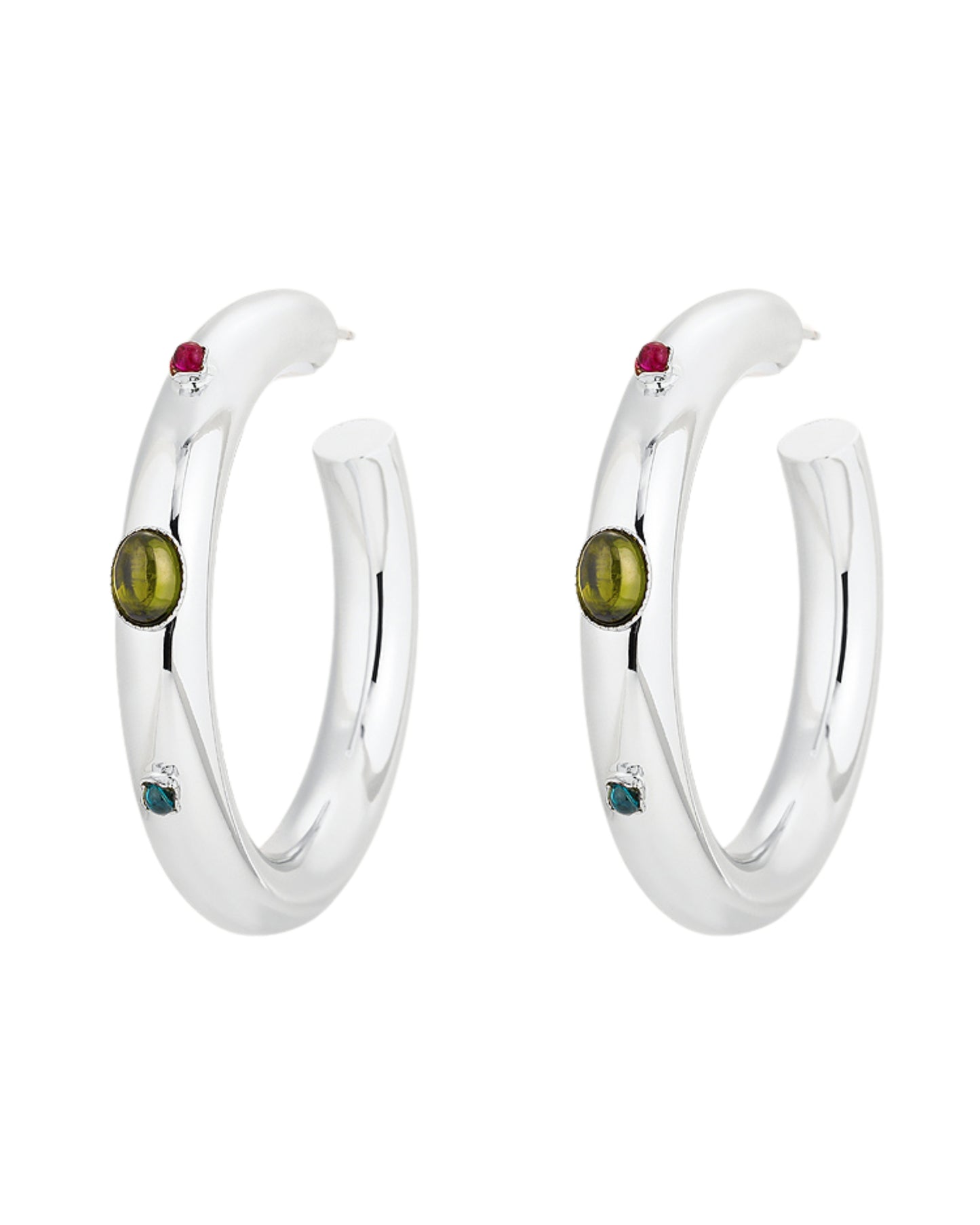 Bulobo Silver Earrings