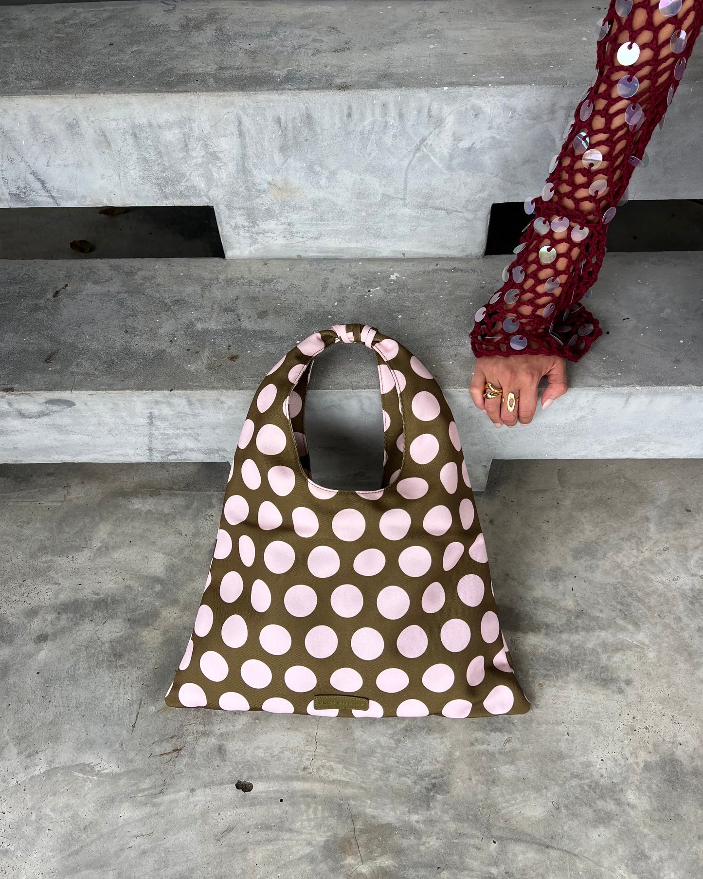 Polka Pink Handbag