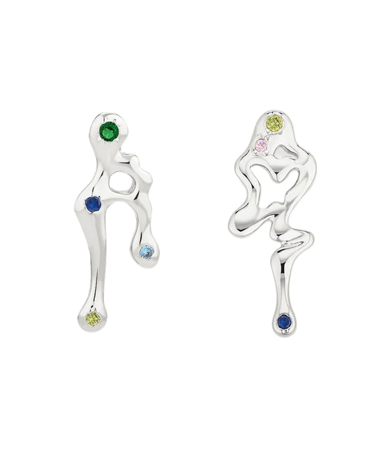 Lucius Silver Earrings