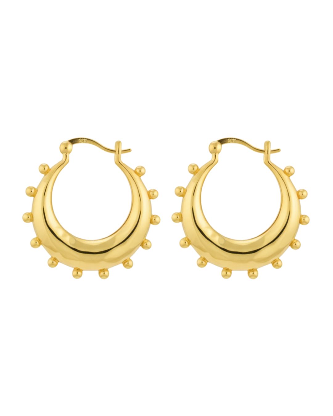 Olla Gold Earrings | Cami Citrine