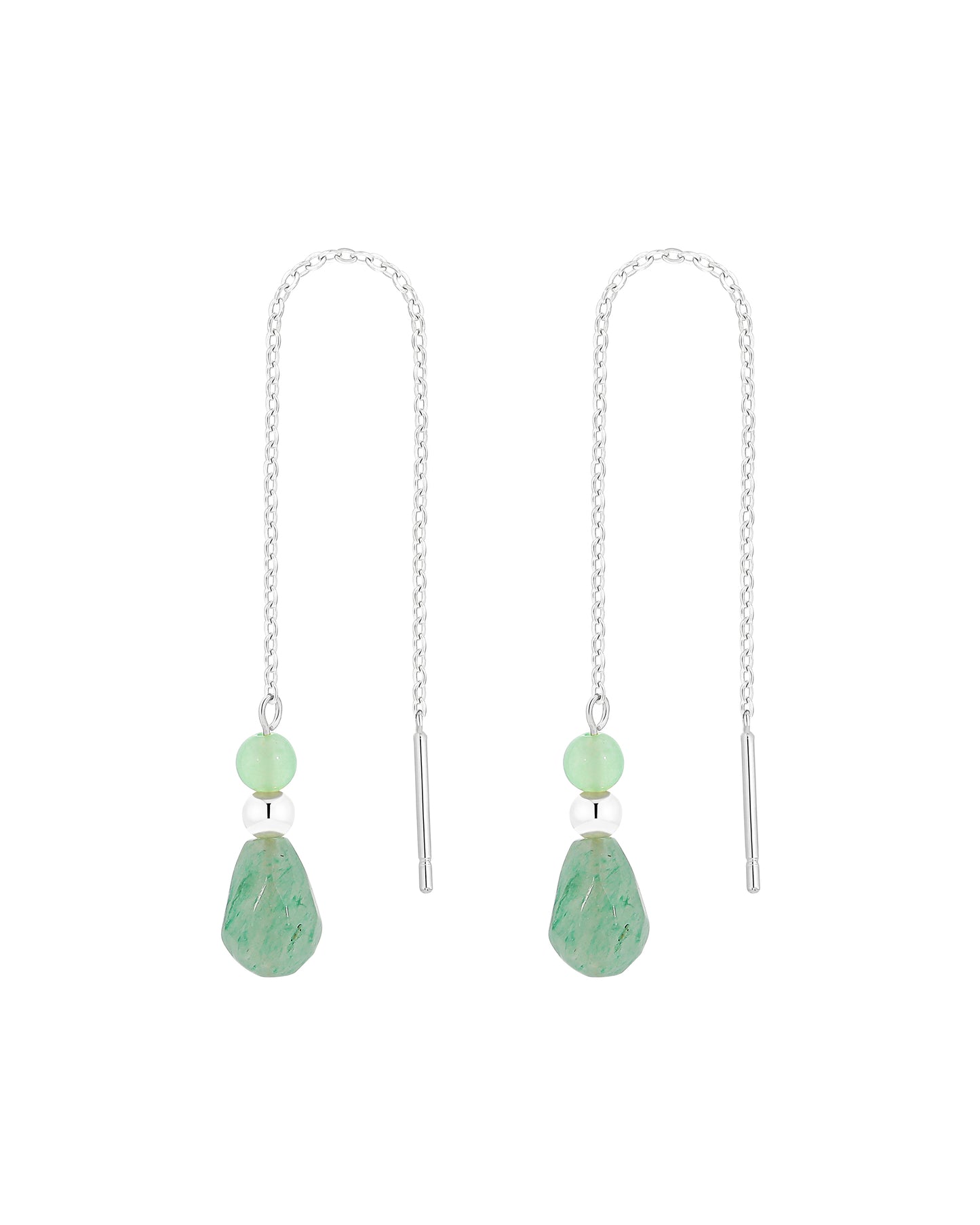 April Silver Earrings