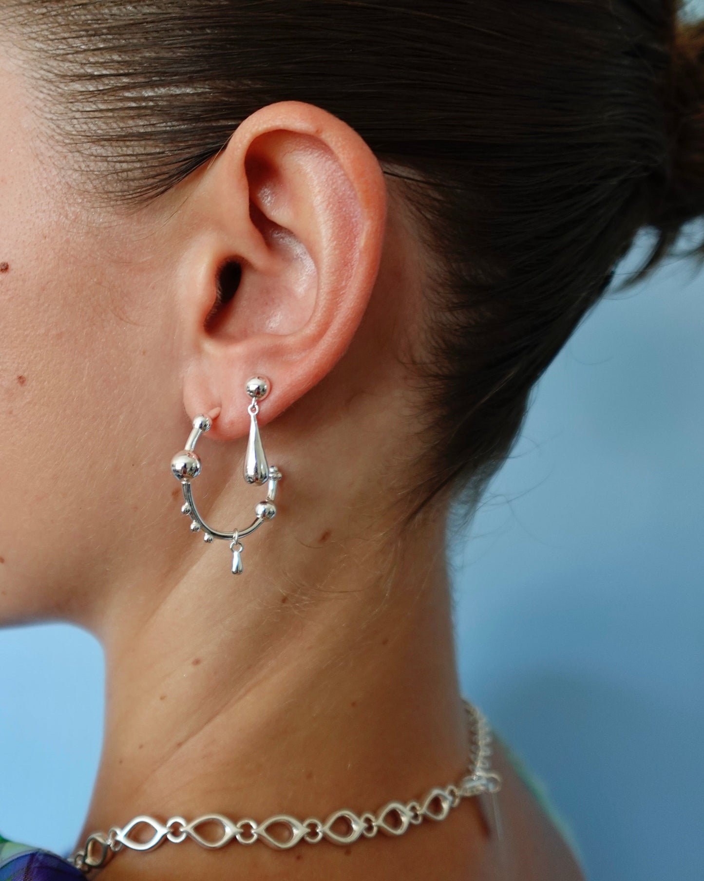 Orbit Silver Earrings