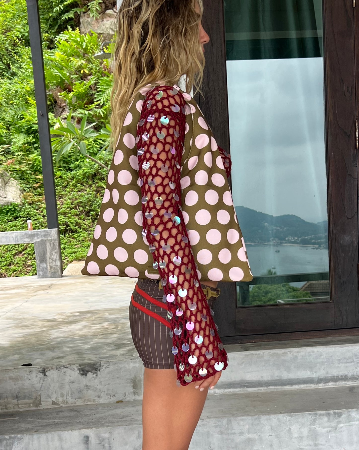 Polka Pink Handbag