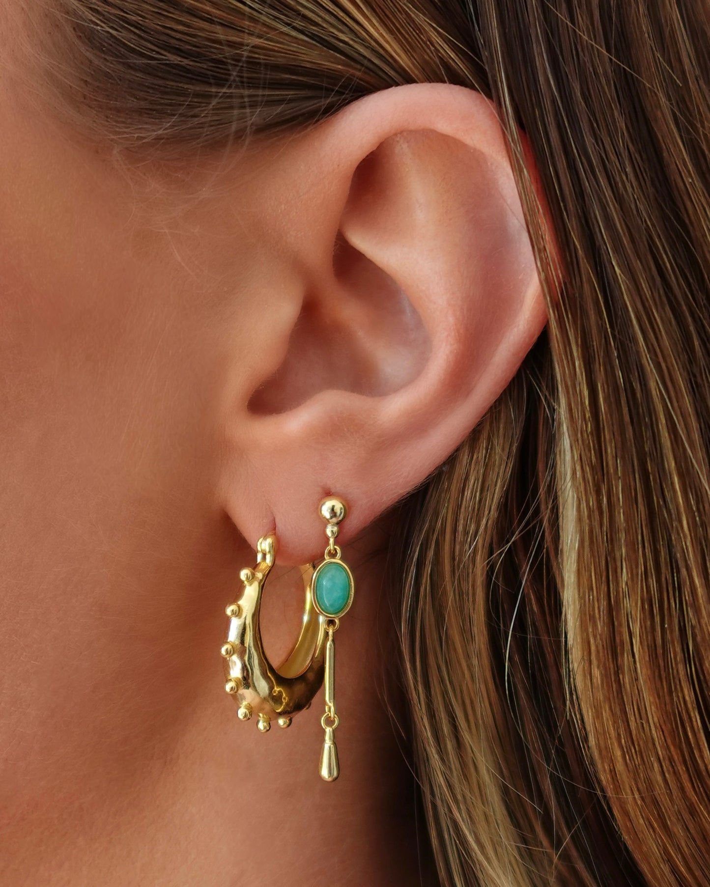 Wink Gold Earrings