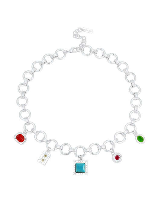 Bauble Silver Necklace