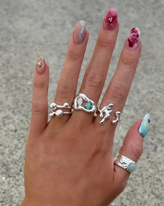 Orbi Silver Ring