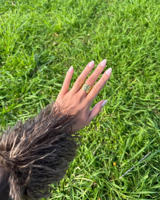 Bloop Gold Ring