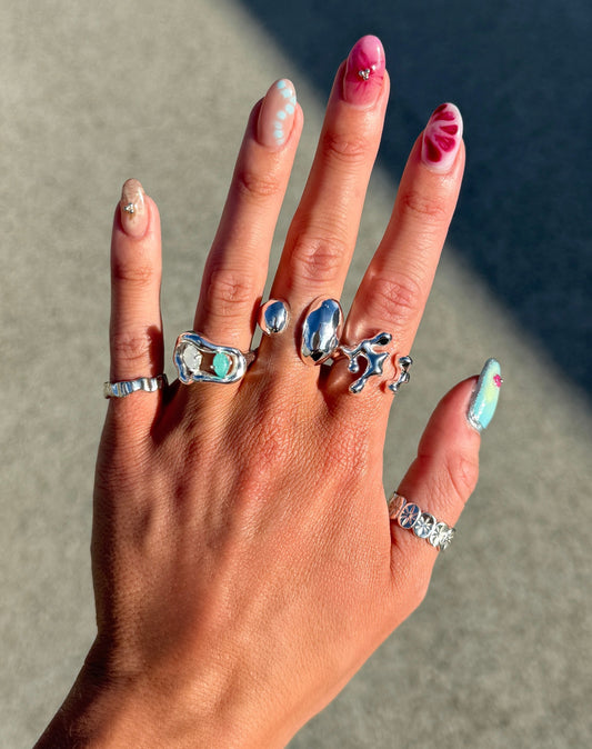 Wiggle Silver Ring