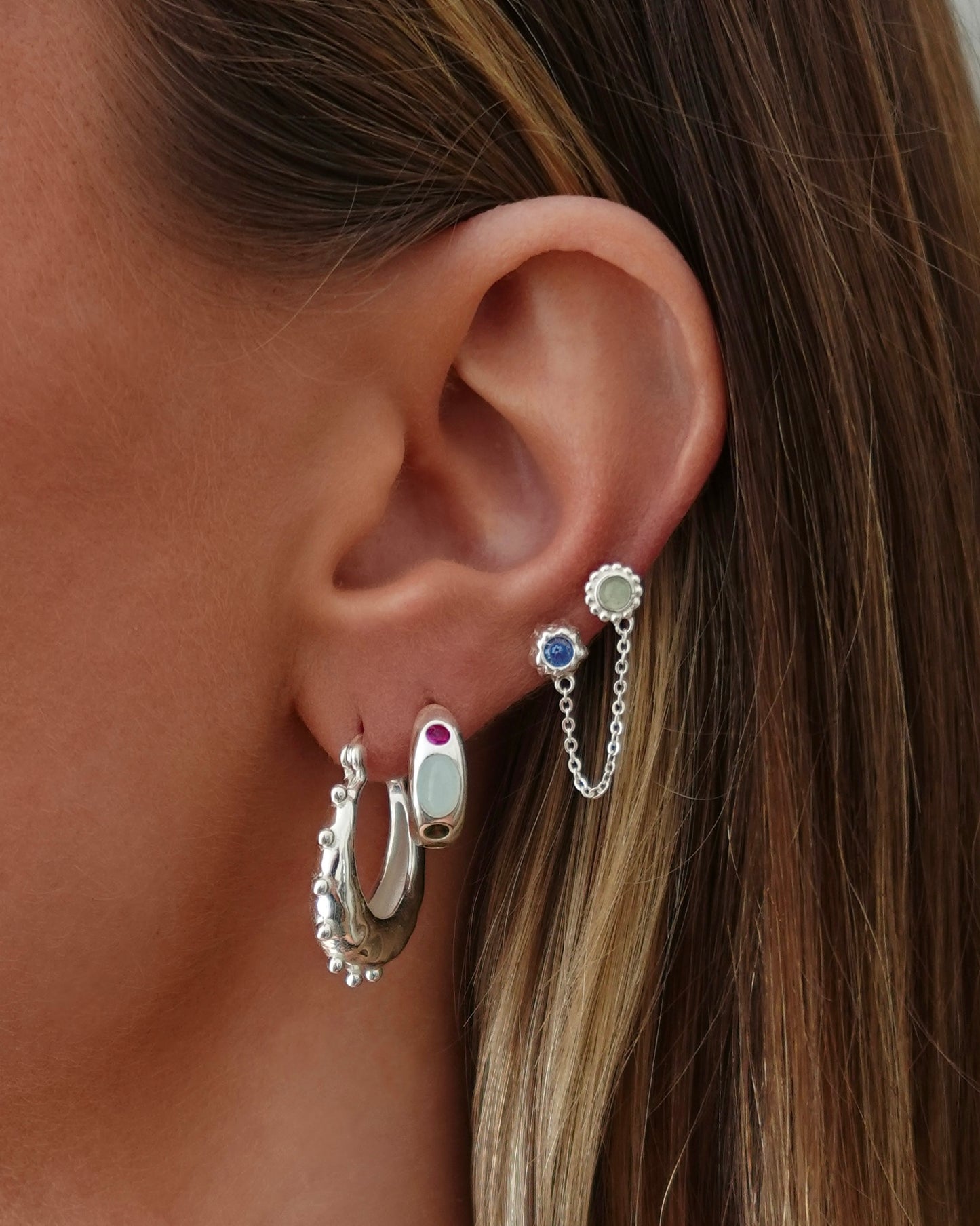 Fenn Silver Earrings