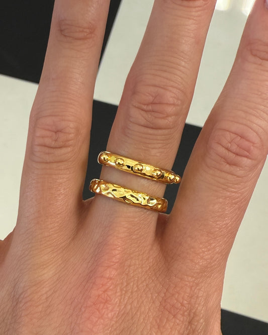 Whirl Gold Ring