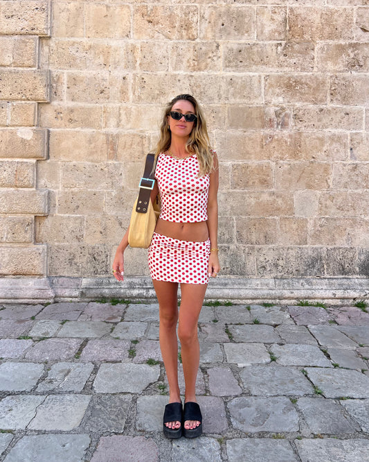 Chonky Buttercream & Choc Handbag (pre-order)