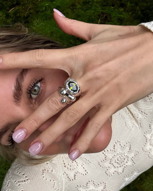 Oralie Silver Ring
