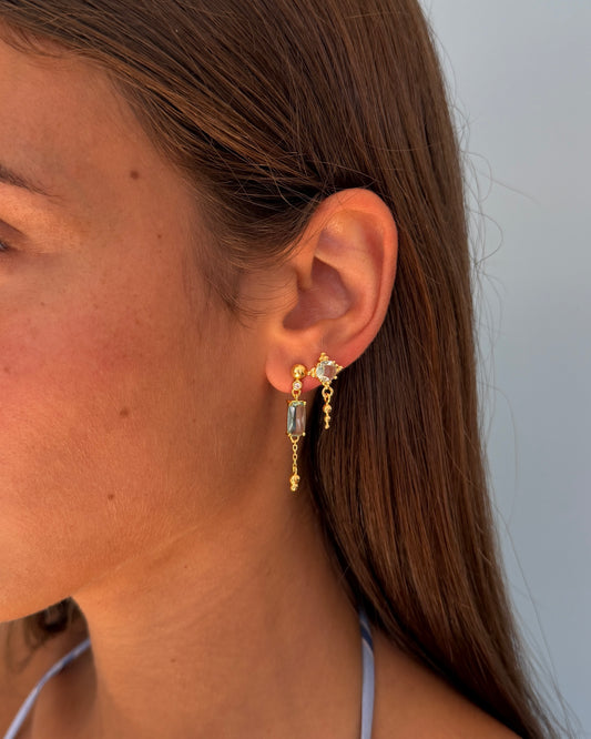 Fleur Gold Earrings