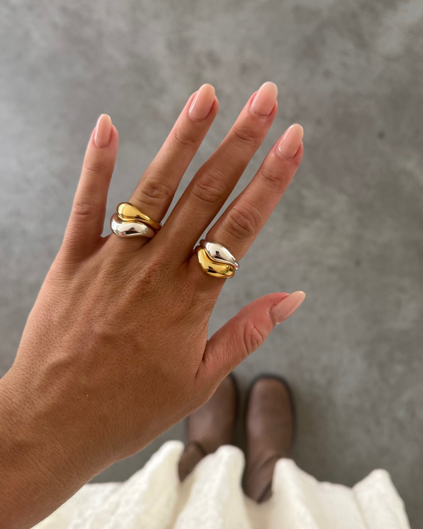 Pie Gold Ring