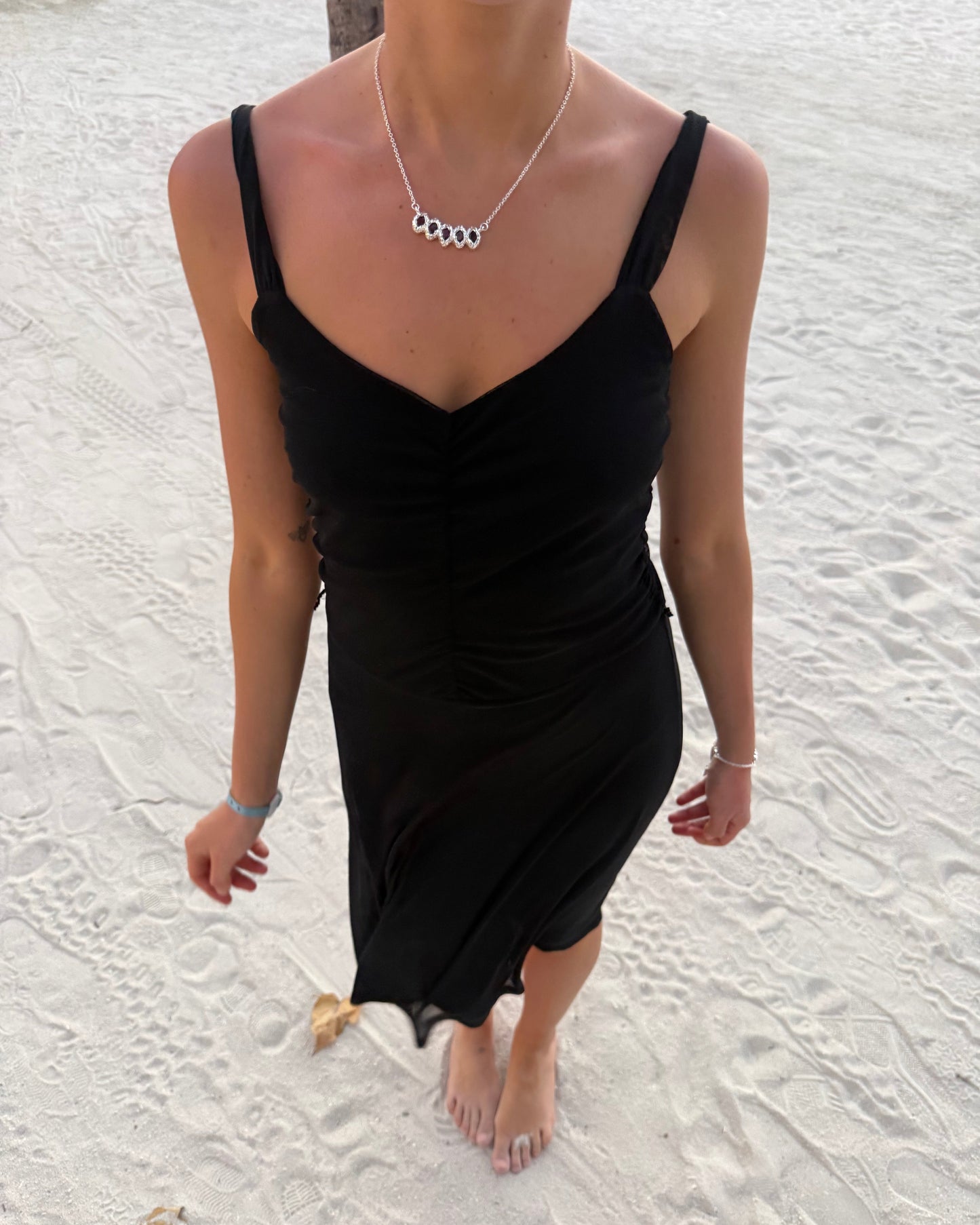 Plinko Silver Necklace