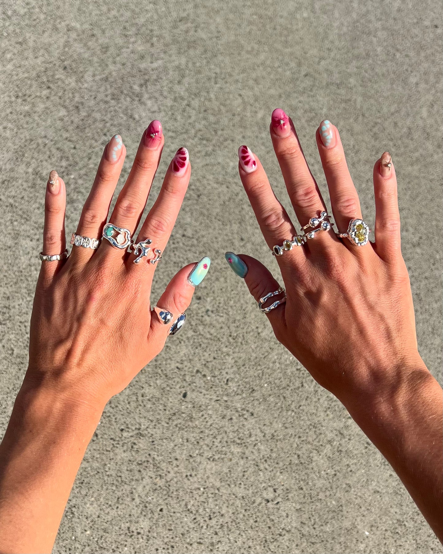 Wiggle Silver Ring