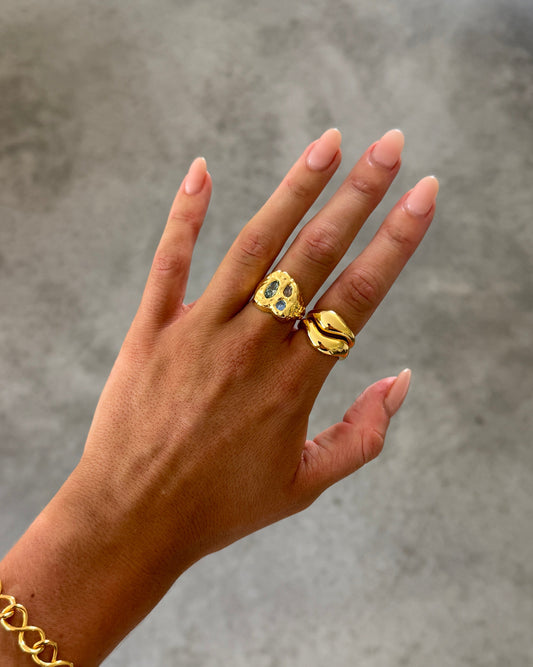 Pie Gold Ring