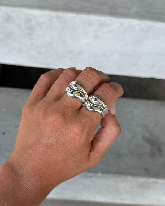Apple Silver Ring