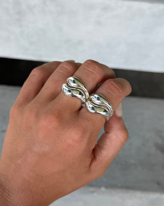 Apple Silver Ring