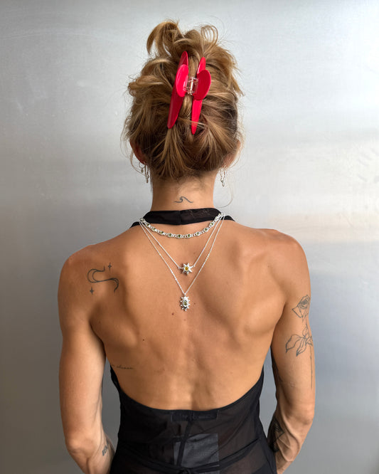 Paloma Silver Necklace