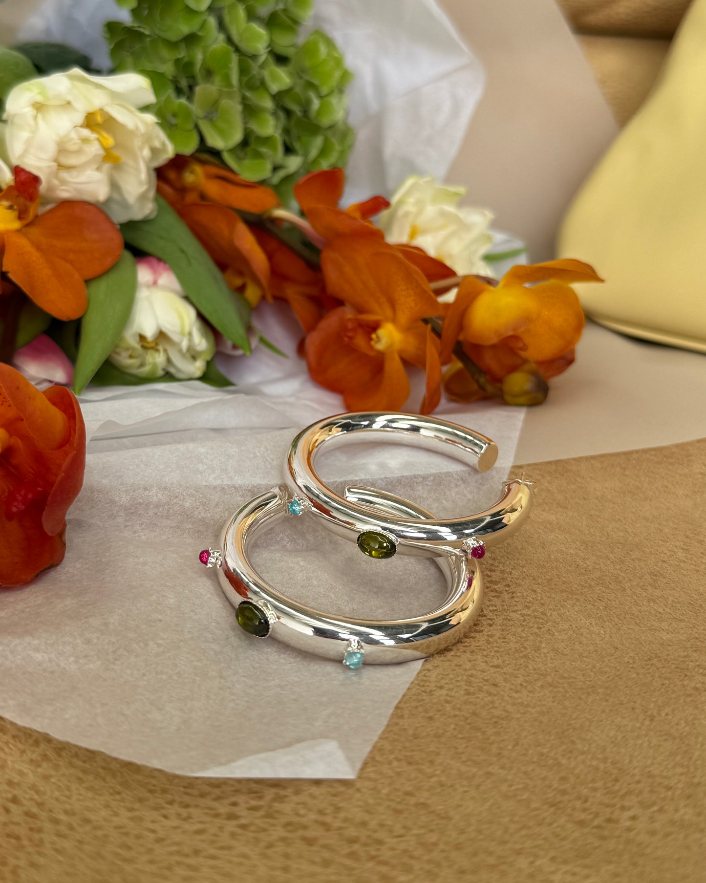 Bulobo Silver Earrings