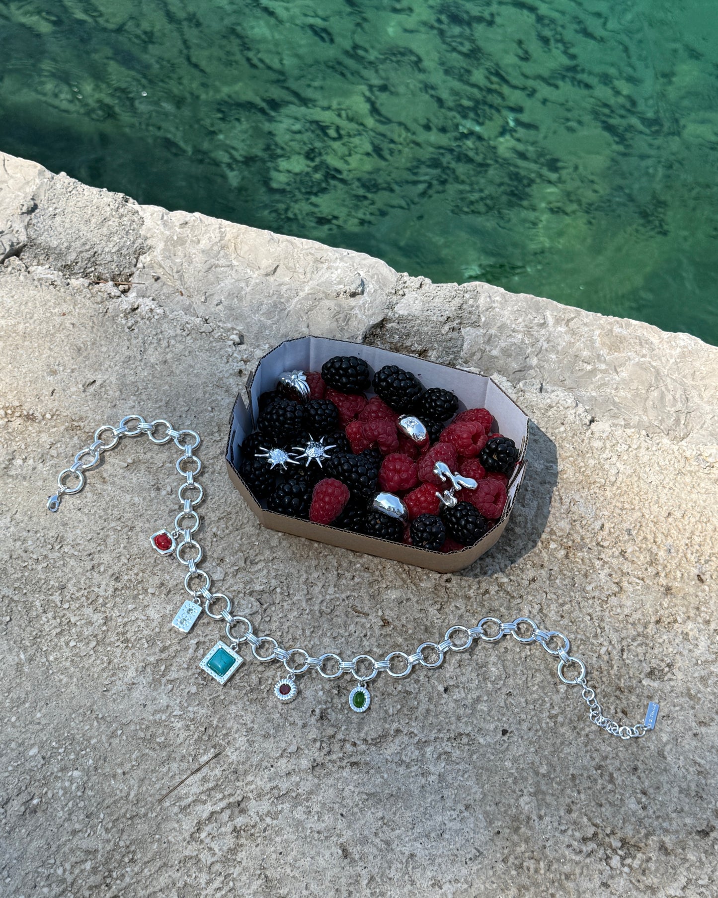 Bauble Silver Necklace