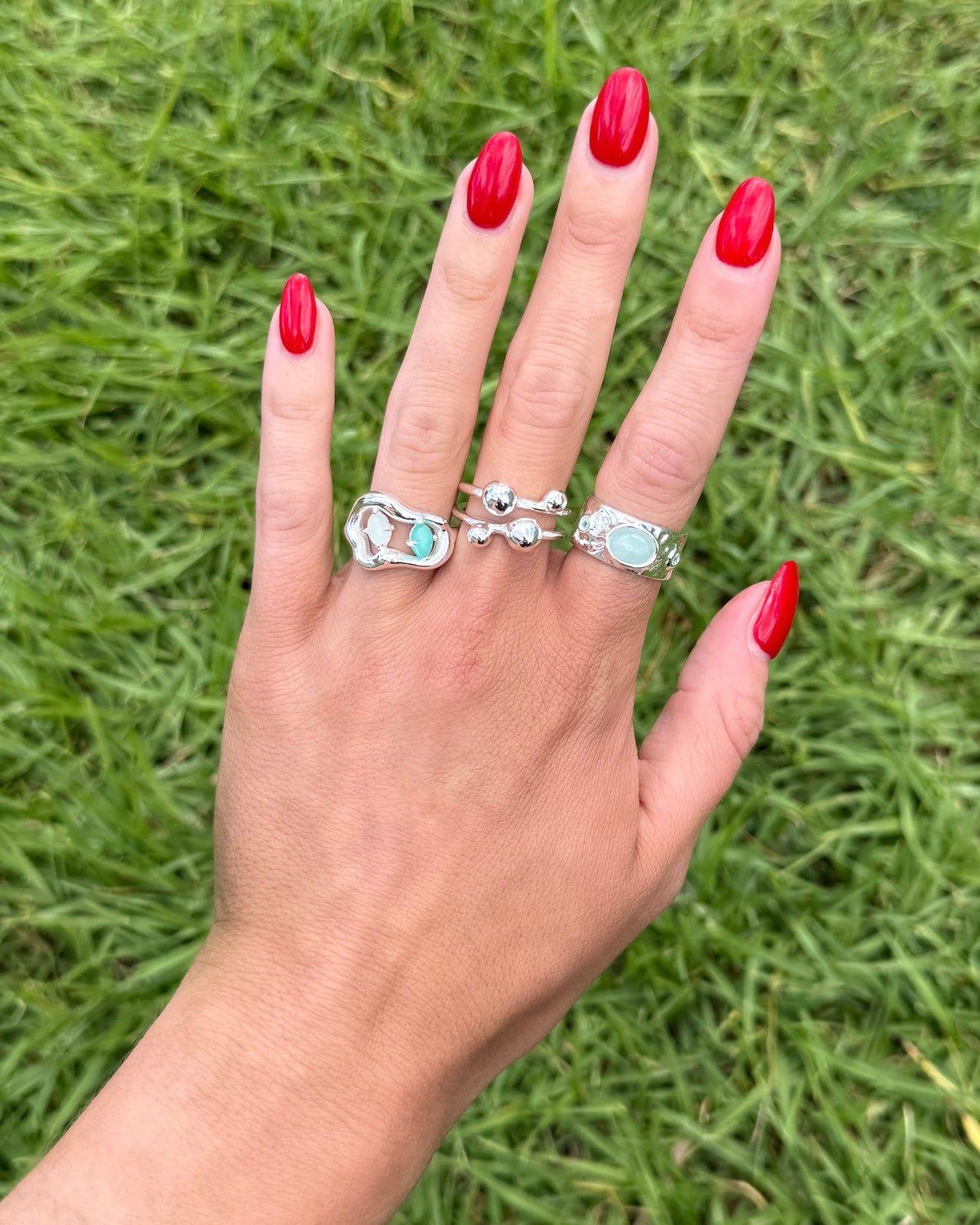 Orbi Silver Ring