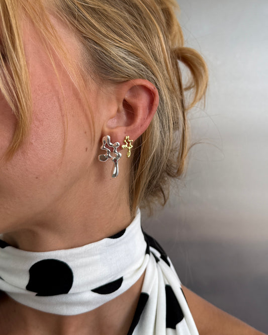 Loxxey Small Gold Earrings