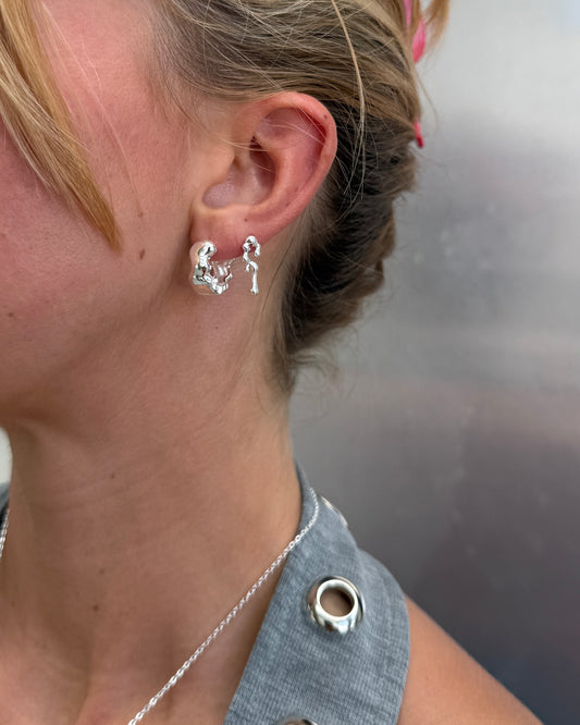 Fern Silver Earrings