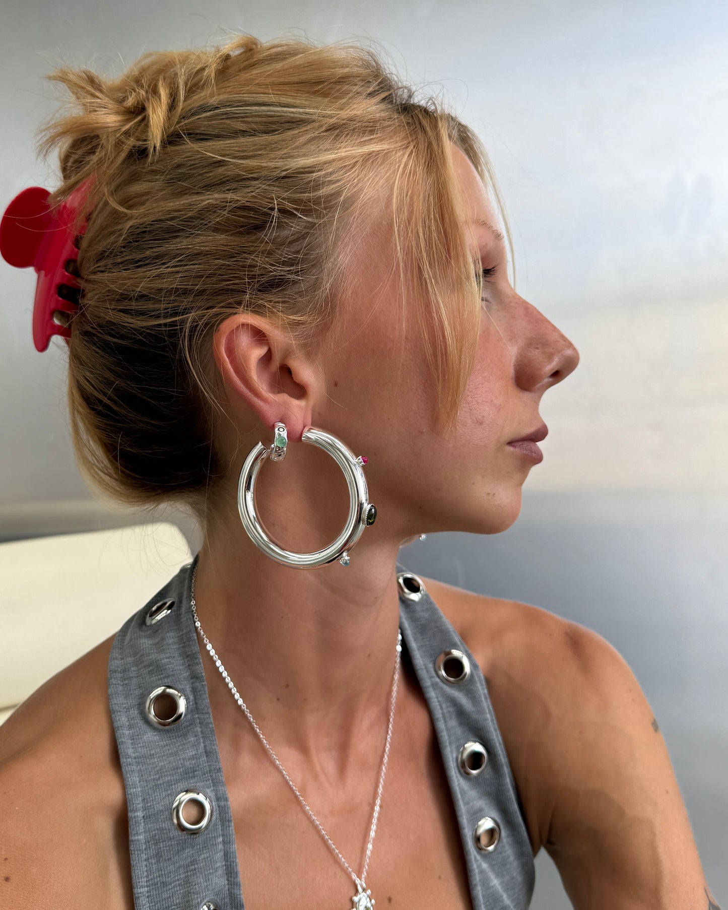 Bulobo Silver Earrings