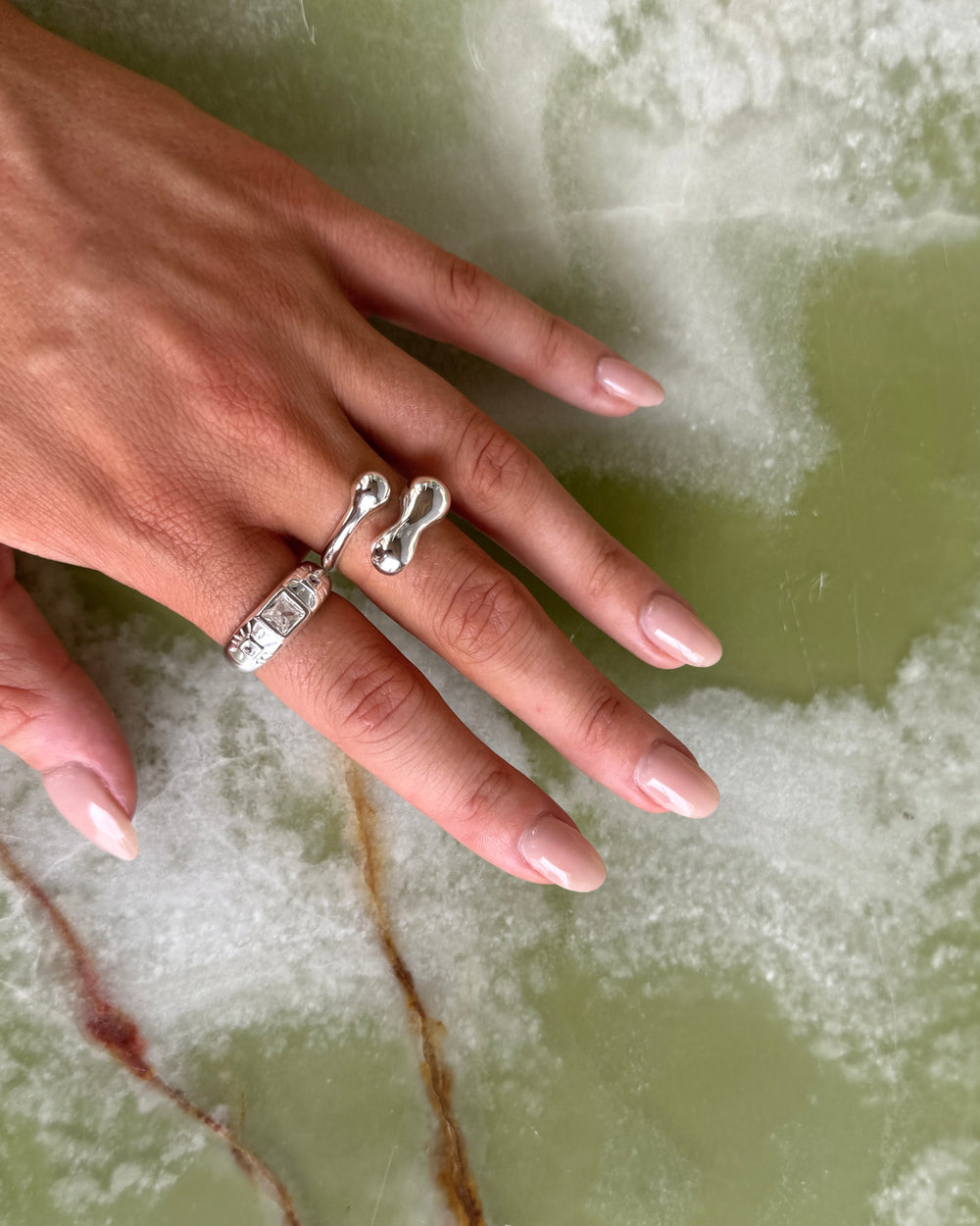 Oralie Silver Ring