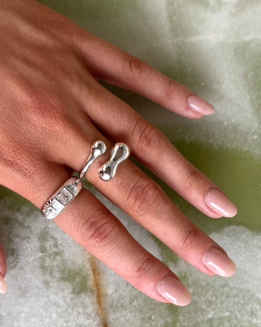 Oralie Silver Ring