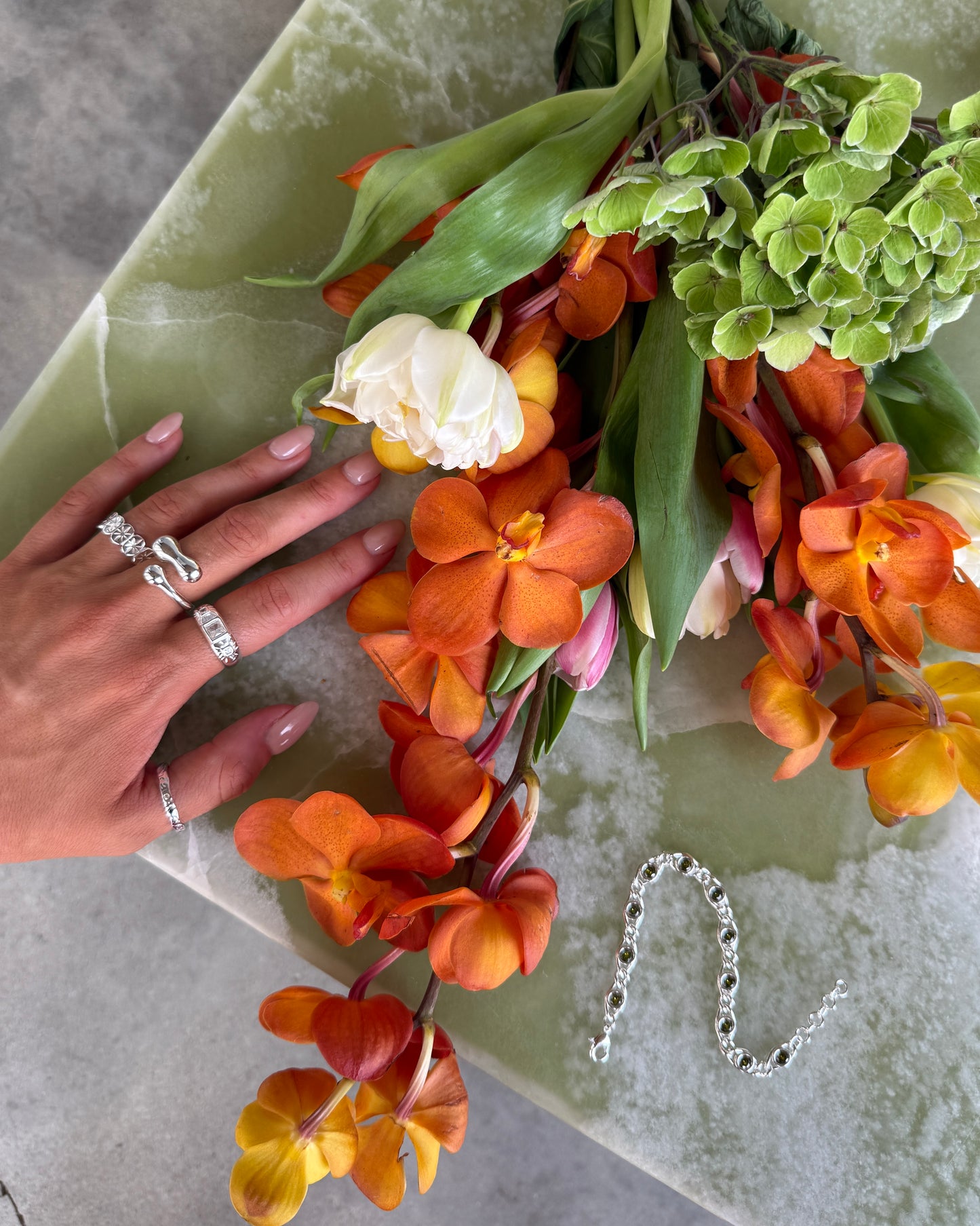 Saffy Silver Ring