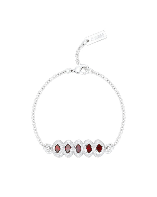 Plinko Silver Bracelet