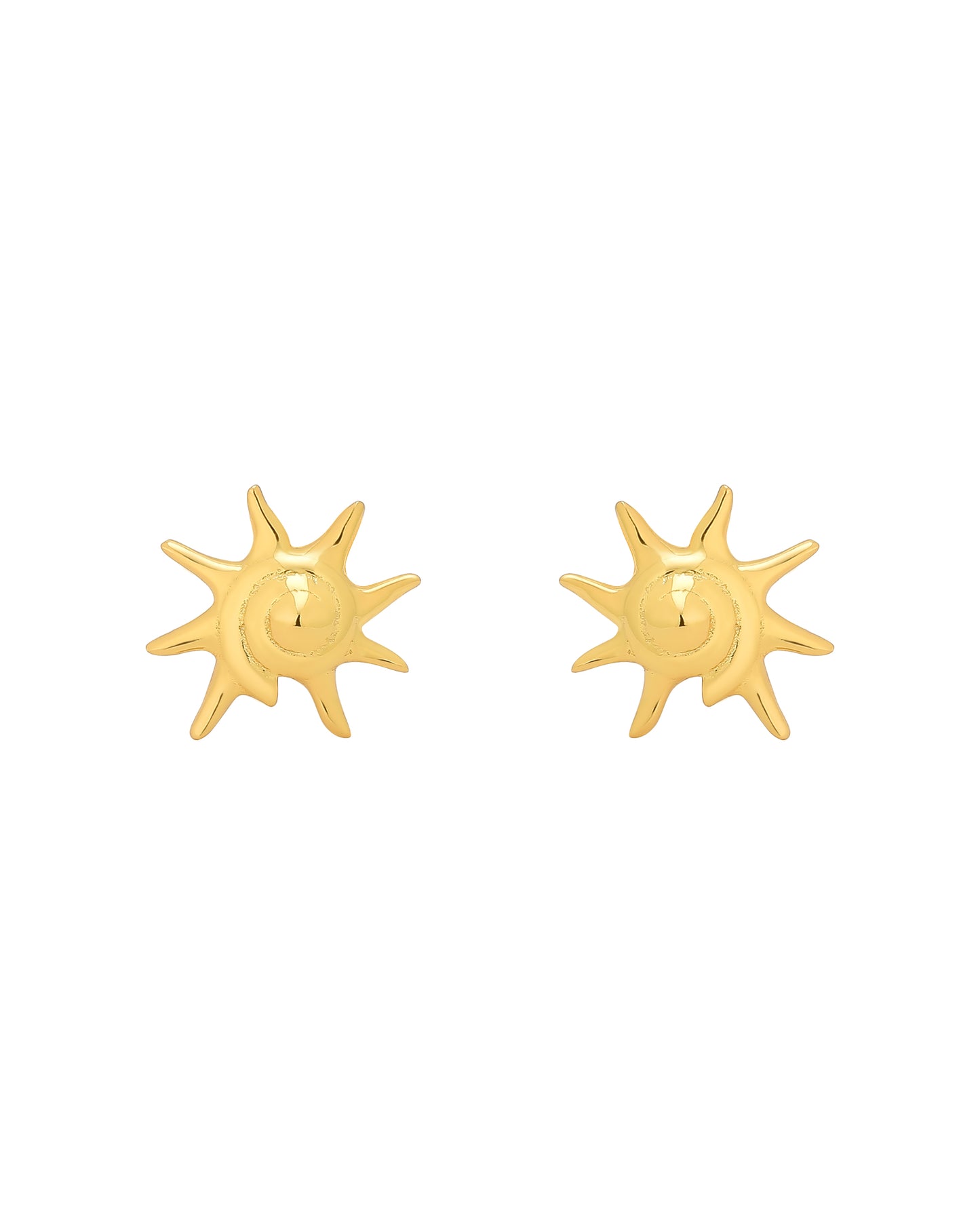Whelk Small Gold Earrings