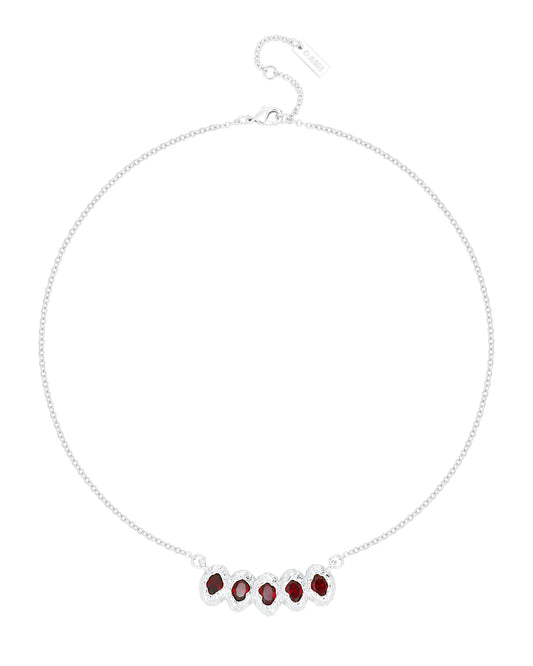 Plinko Silver Necklace