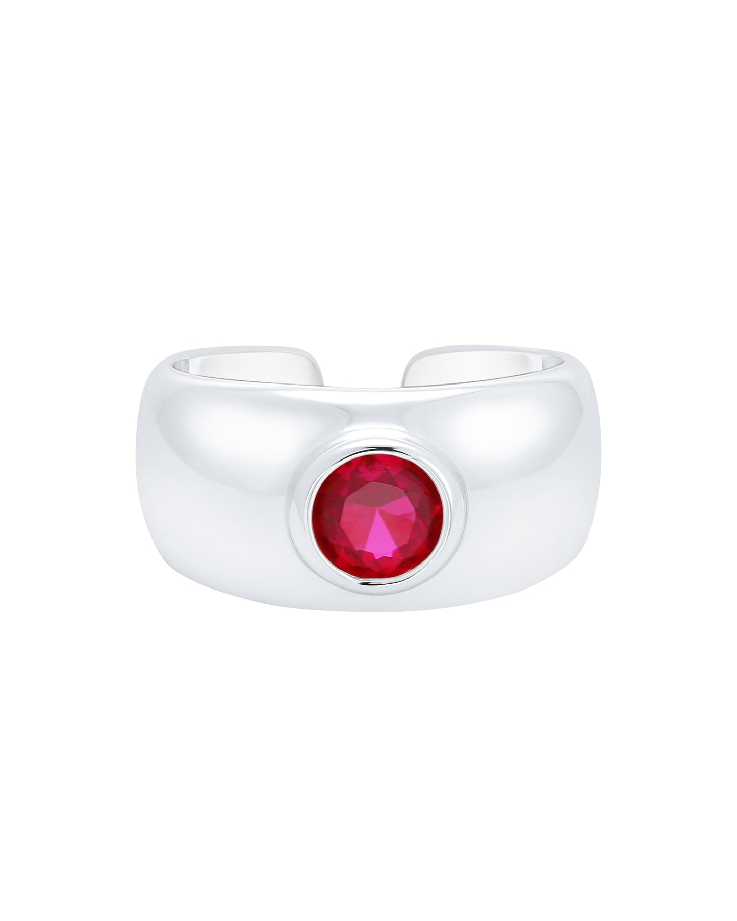 Flux Silver Ring