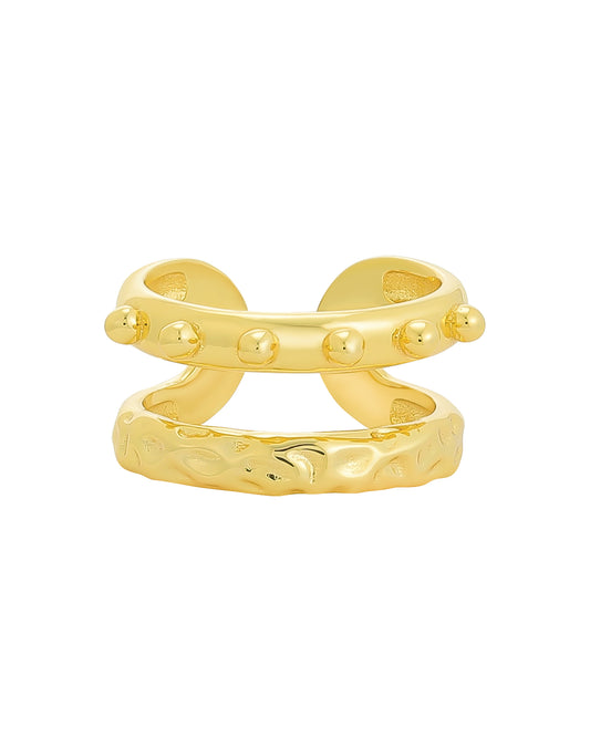 Whirl Gold Ring