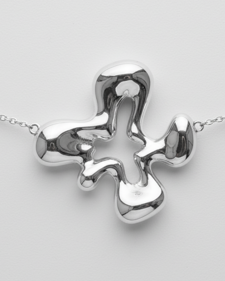 Petal Silver Necklace