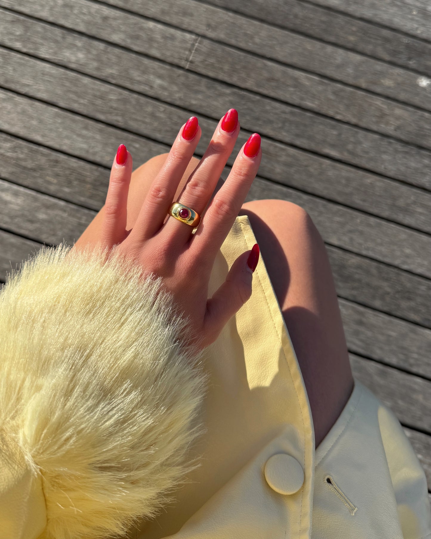 Flux Gold Ring