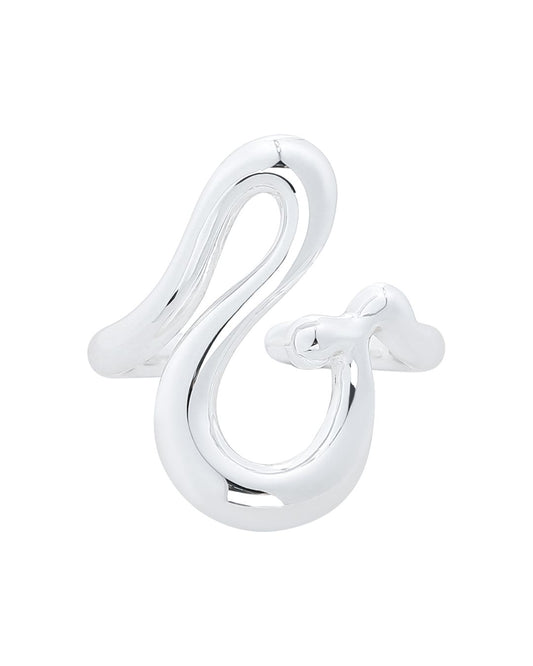Curle Silver Ring