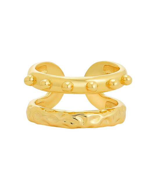 Whirl Gold Ring