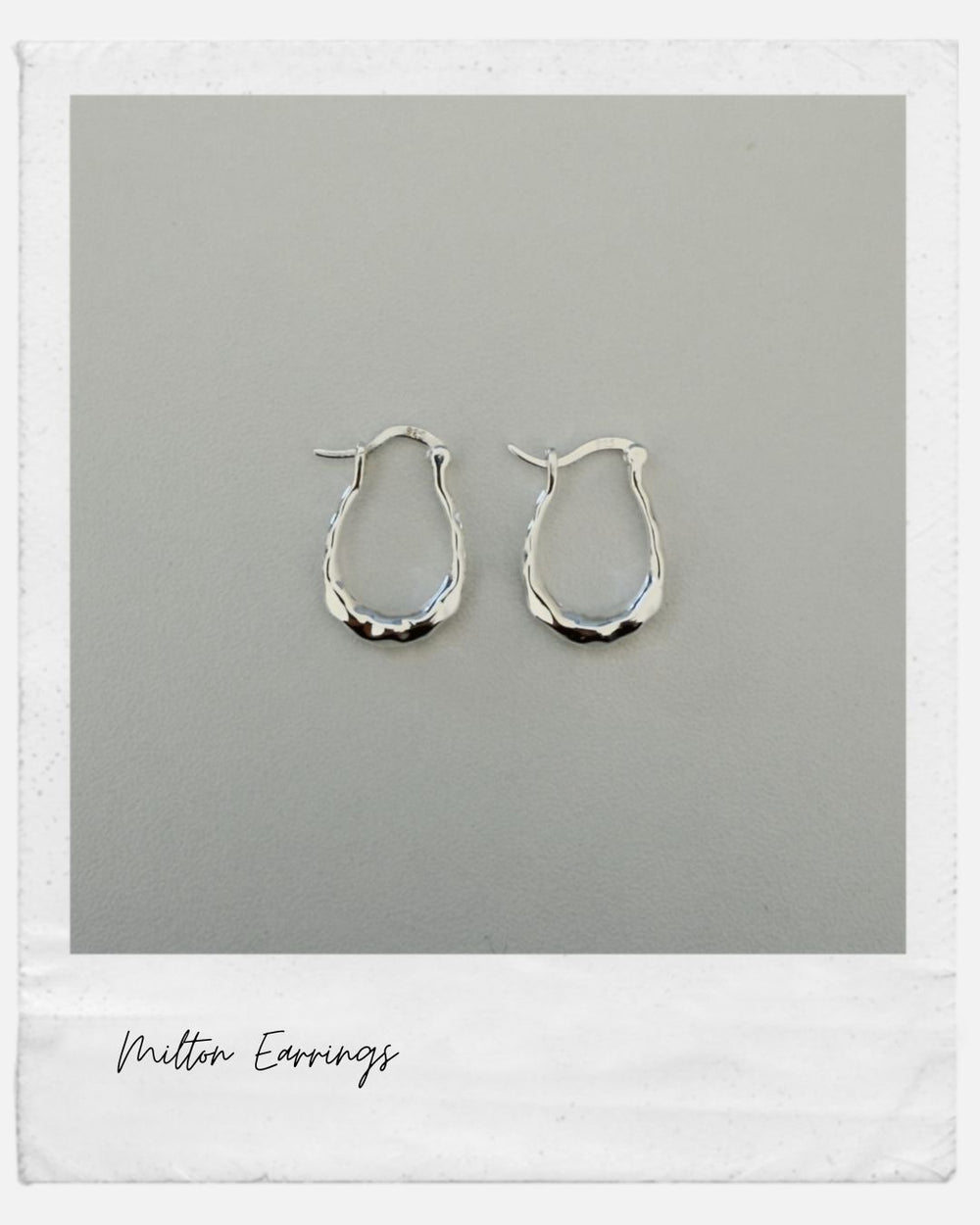 Milton Silver Earrings