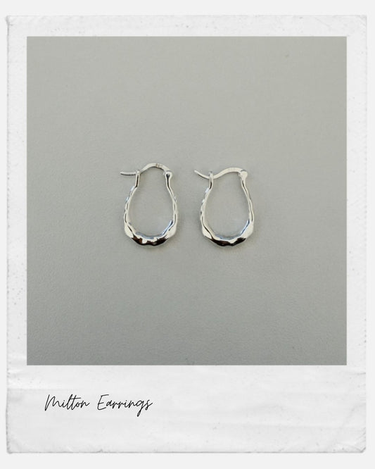 Milton Silver Earrings