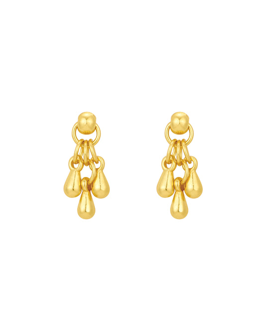 Saffron Gold Earrings