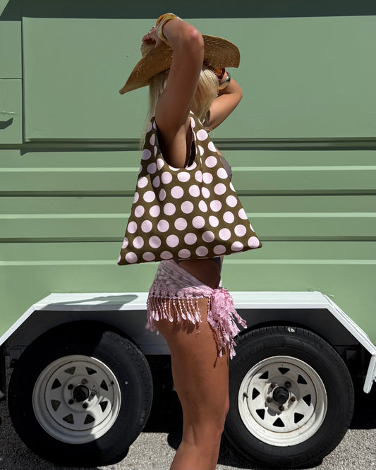 Polka Pink Handbag